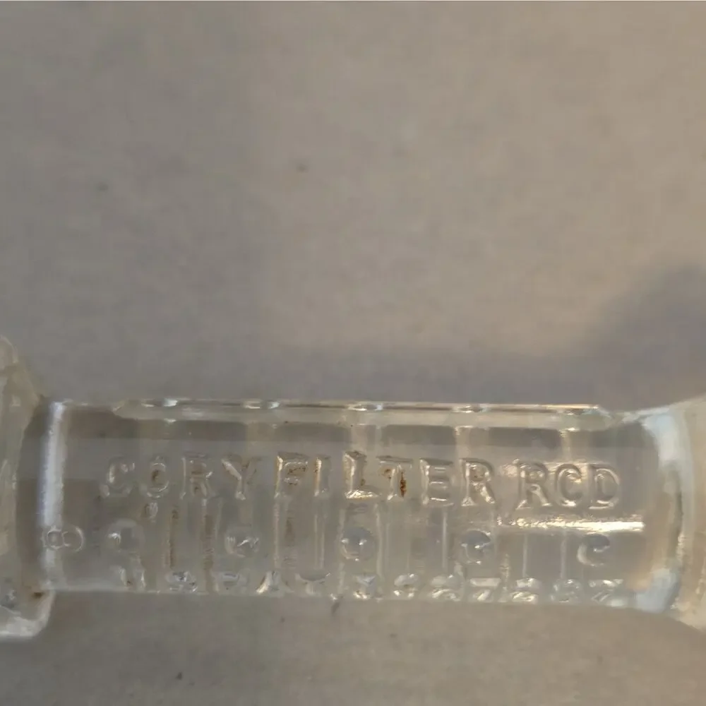 Vintage Cory Glass Coffee Filter Rod Pat 1927287 Vacuum Siphon Brewer Part VTG